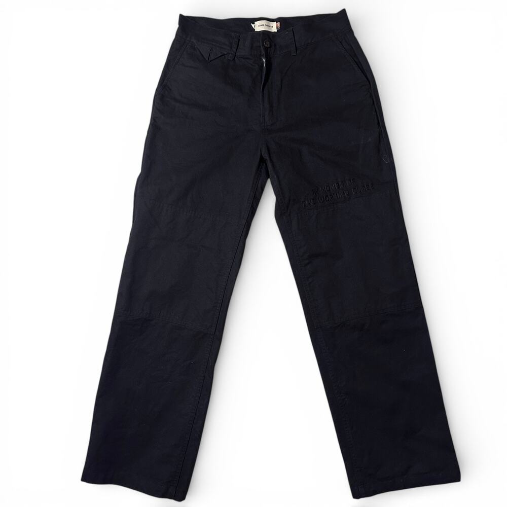 Honor The Gift Embroidered Pants Mens Size 32x34 Black Relaxed Fit